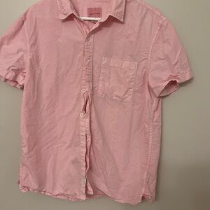 American Eagle Outfitters Light Pink Button Down Shirt